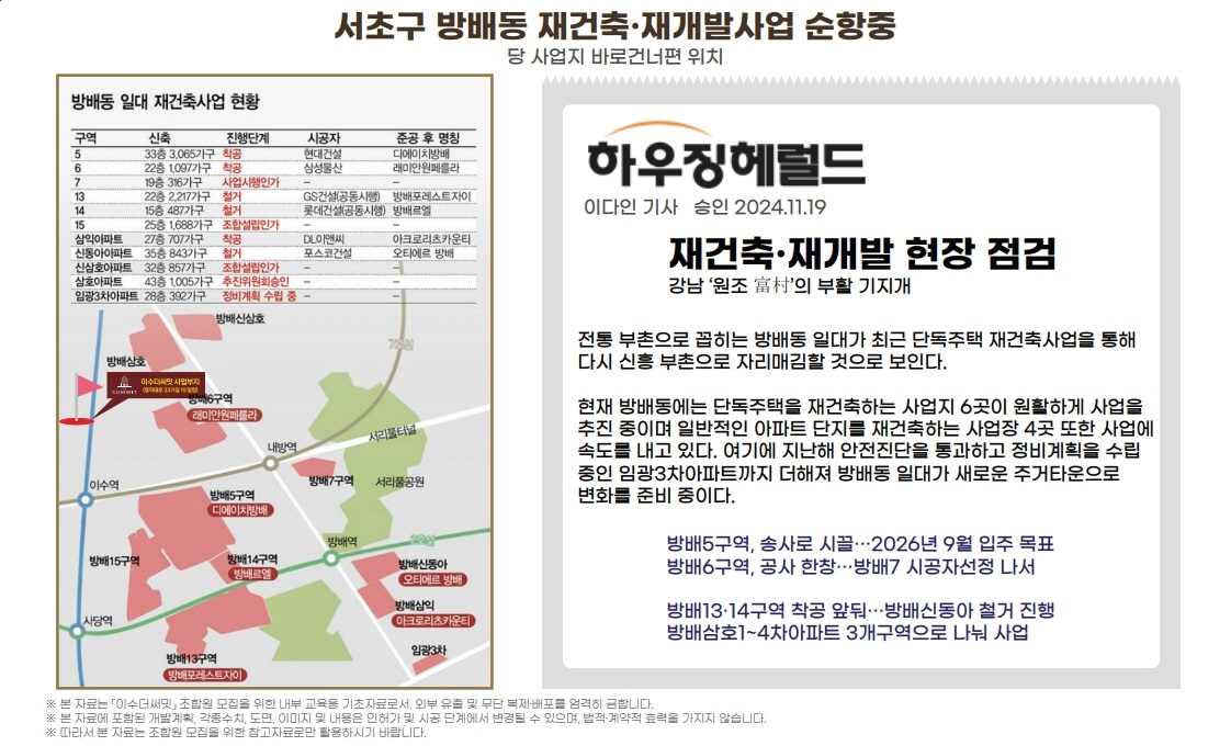 이수 더 써밋 시장조사